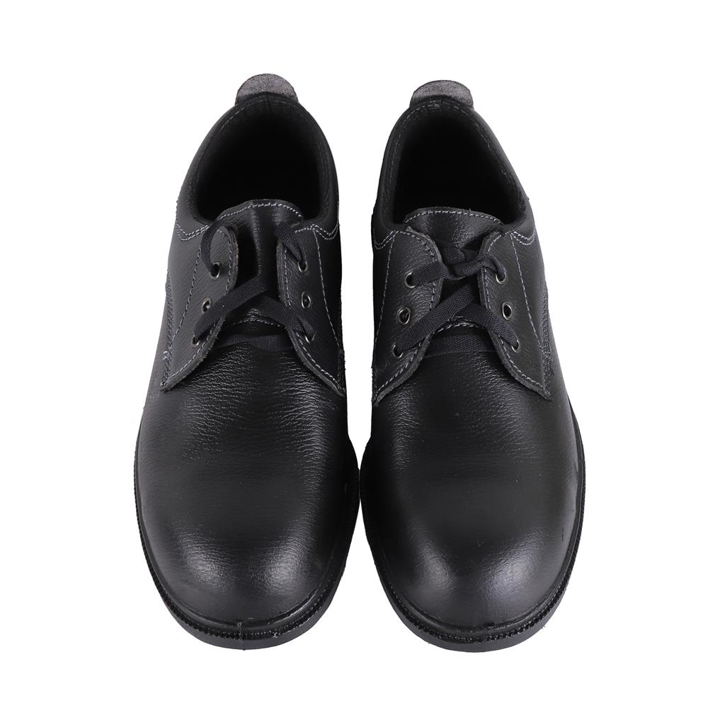 รองเท้านิรภัยหนังหุ้มส้น พื้น PU PANGOLIN ECONOMY เบอร์ 8 สีดำ