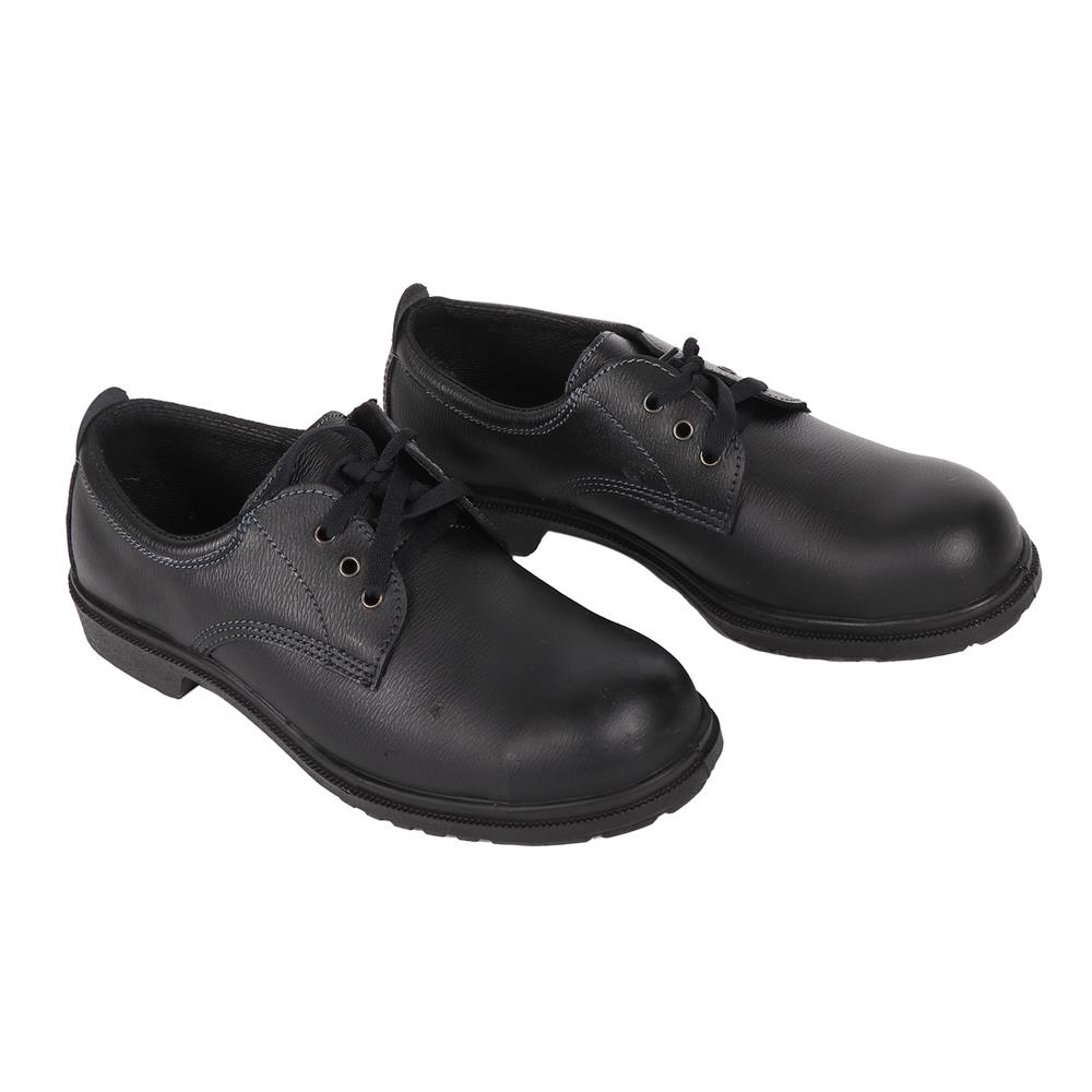 รองเท้านิรภัยหนังหุ้มส้น พื้น PU PANGOLIN ECONOMY เบอร์ 9 สีดำ