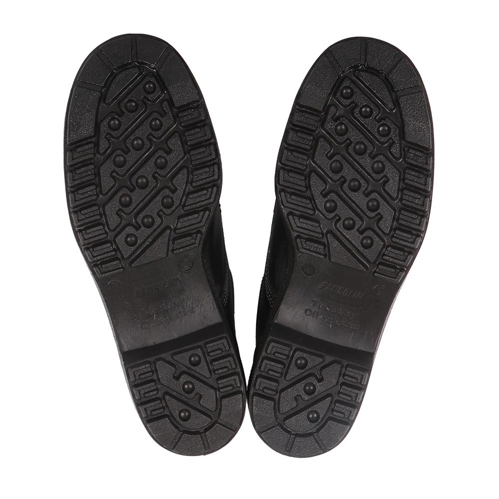 รองเท้านิรภัยหนังหุ้มส้น พื้น PU PANGOLIN ECONOMY เบอร์ 9 สีดำ