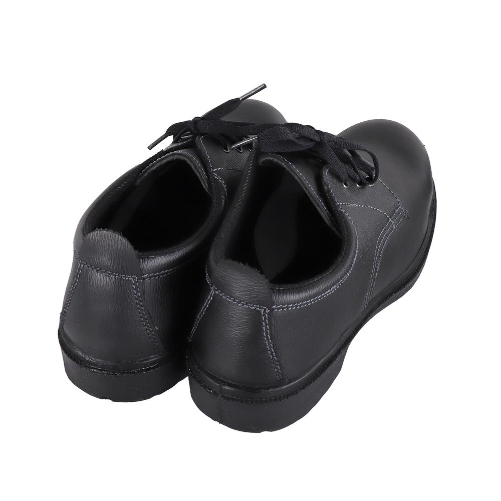 รองเท้านิรภัยหนังหุ้มส้น พื้น PU PANGOLIN ECONOMY เบอร์ 10 สีดำ