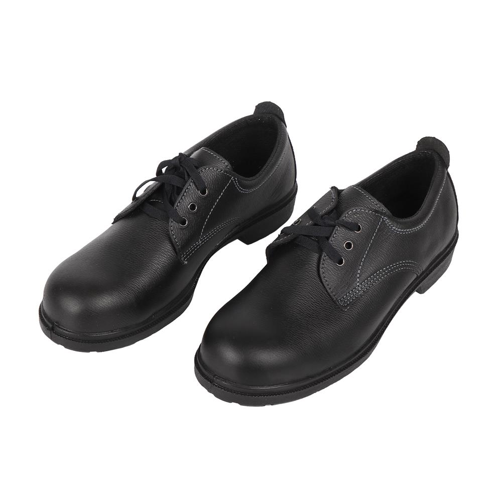 รองเท้านิรภัยหนังหุ้มส้น พื้น PU PANGOLIN ECONOMY เบอร์ 11 สีดำ