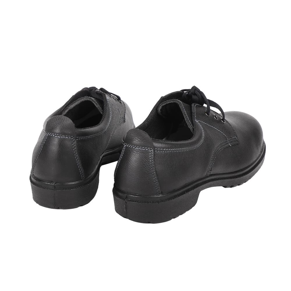 รองเท้านิรภัยหนังหุ้มส้น พื้น PU PANGOLIN ECONOMY เบอร์ 11 สีดำ