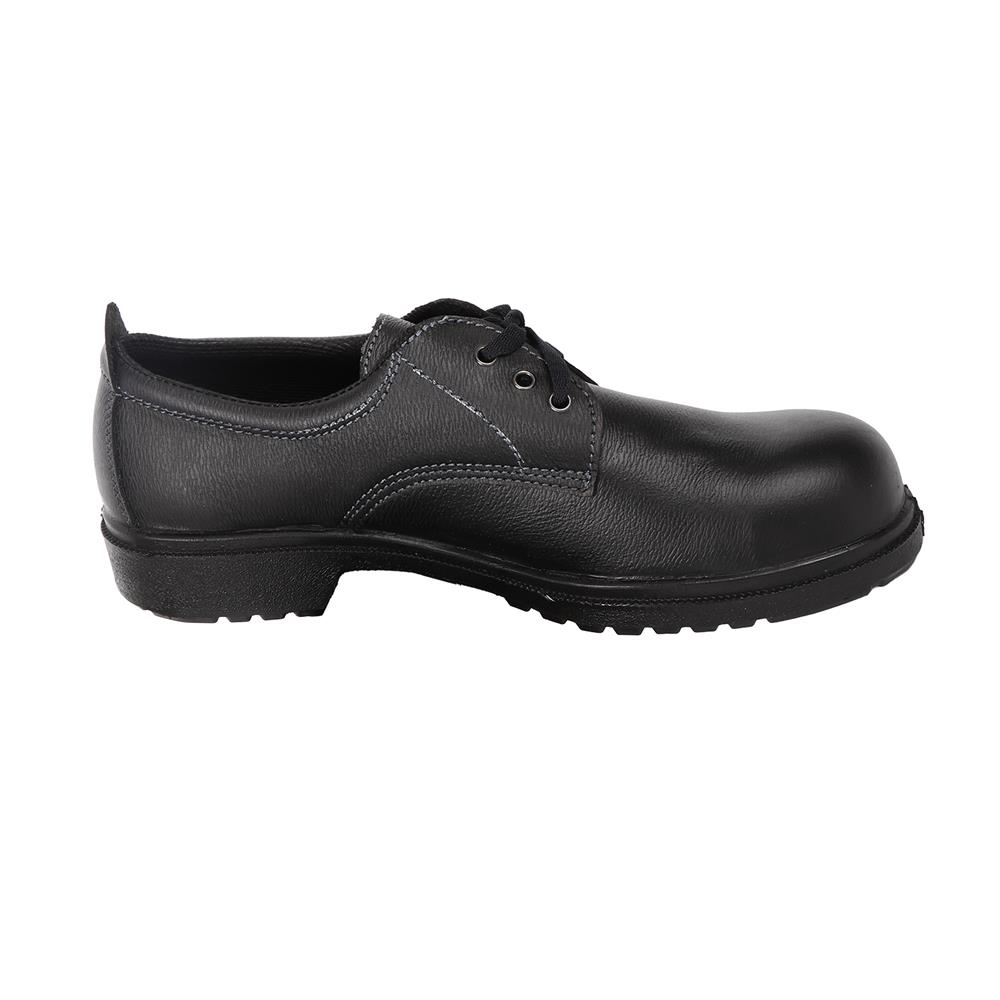 รองเท้านิรภัยหนังหุ้มส้น พื้น PU PANGOLIN ECONOMY เบอร์ 11 สีดำ