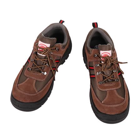 รองเท้านิรภัยเสริมแผ่นโลหะ PANGOLIN PG1080 เบอร์ 9 สีน้ำตาล_1