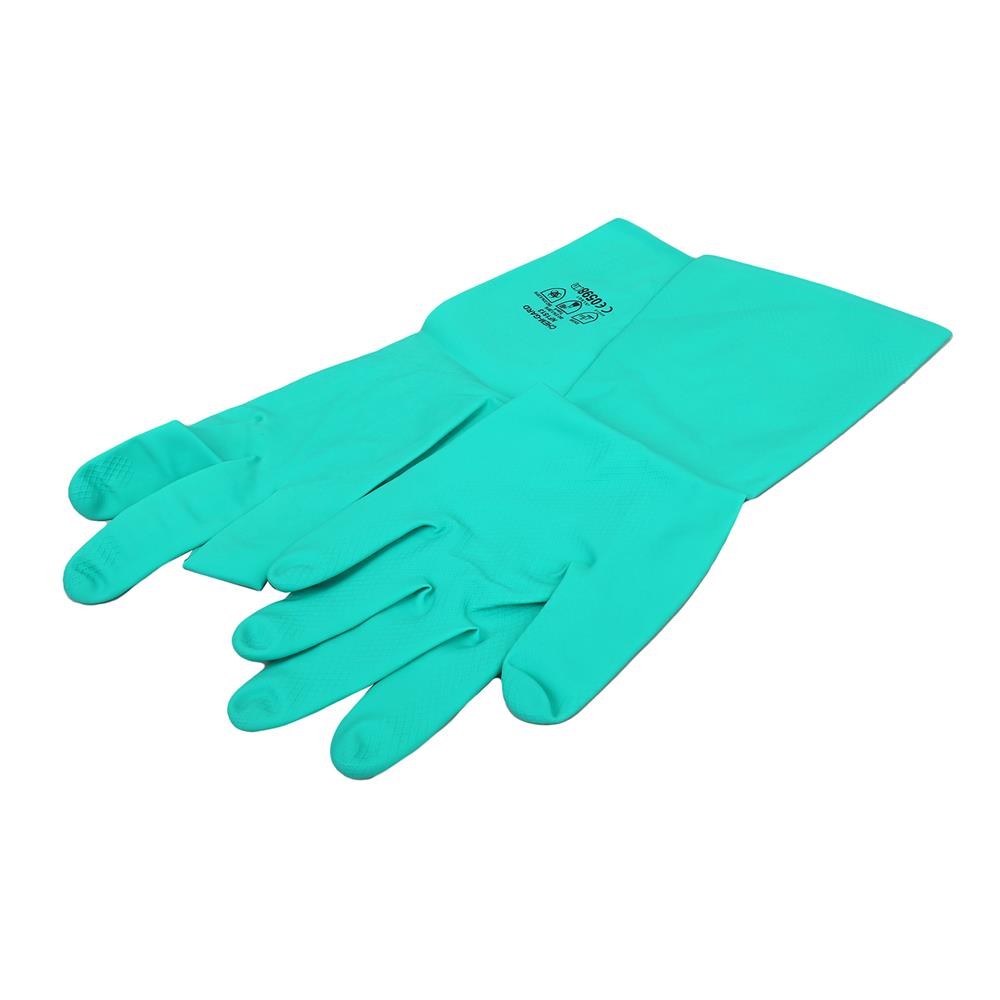 ถุงมือยางไนไตร PANGOLIN 15 มม. SIZE S สีเขียว