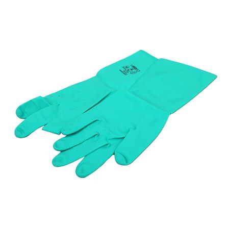 ถุงมือยางไนไตร PANGOLIN 15 มม. SIZE M สีเขียว_1