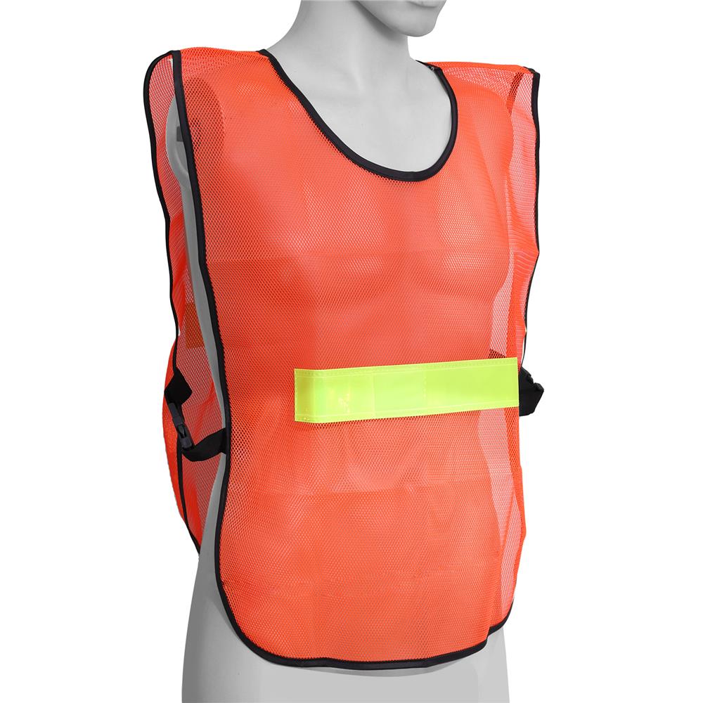 เสื้อสะท้อนแสง 1 แถบ PANGOLIN สีส้ม