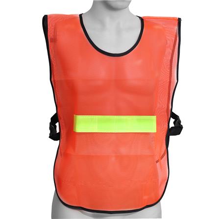 เสื้อสะท้อนแสง 1 แถบ PANGOLIN สีส้ม_0