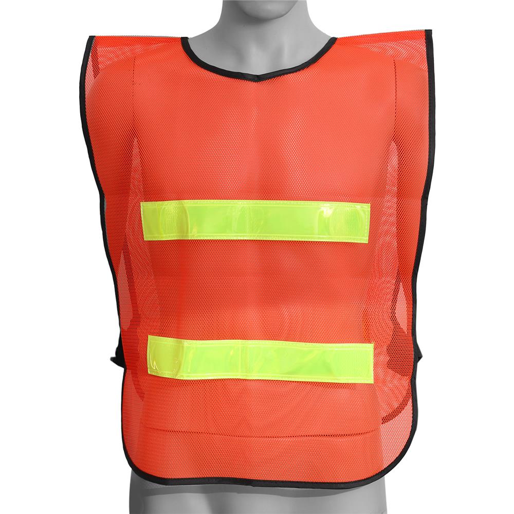 เสื้อสะท้อนแสง 2 แถบ PANGOLIN สีส้ม