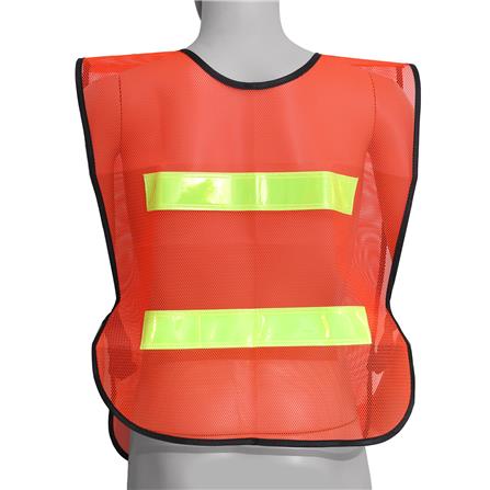 เสื้อสะท้อนแสง 2 แถบ PANGOLIN สีส้ม_1