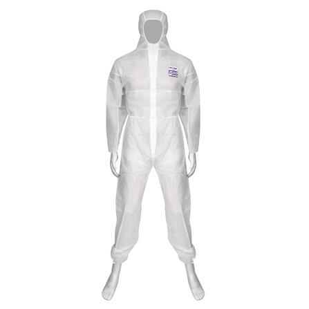 ชุดป้องกันฝุ่น PANGOLIN 500 SIZE M สีขาว_0