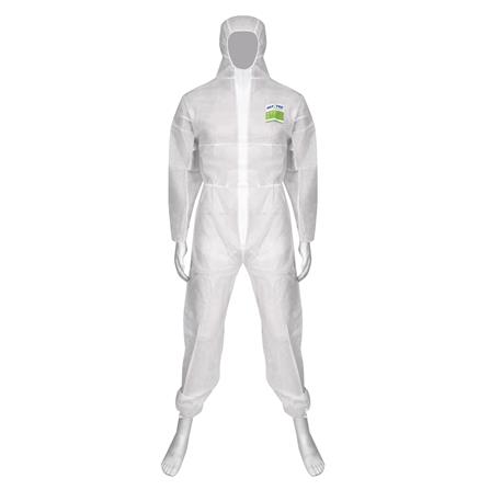 ชุดป้องกันฝุ่น PANGOLIN 100 SIZE M สีขาว