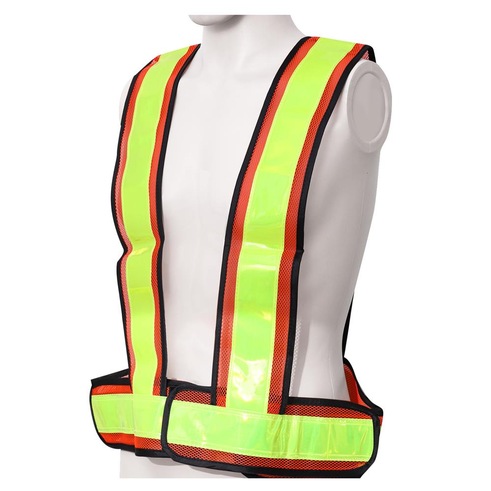 เสื้อจราจรแถบสะท้อนแสงตัววี PANGOLIN