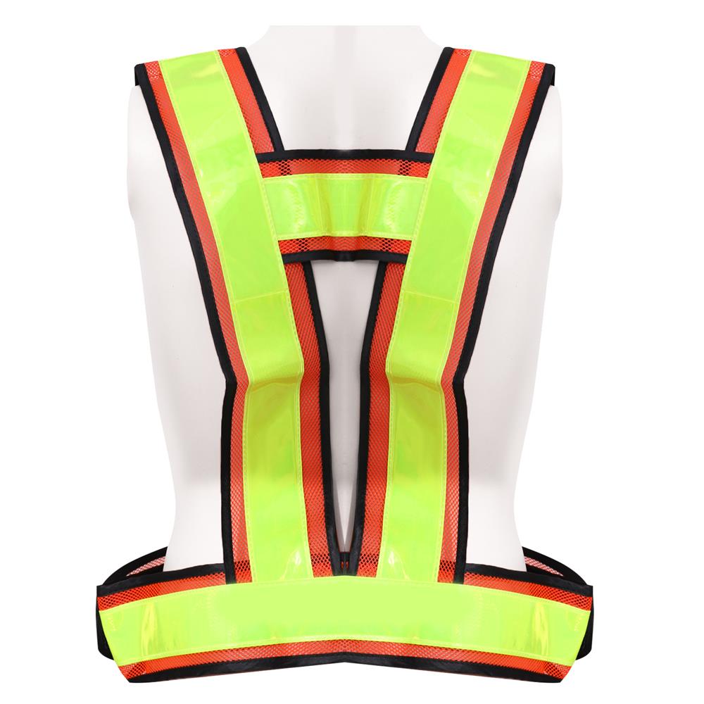 เสื้อจราจรแถบสะท้อนแสงตัววี PANGOLIN