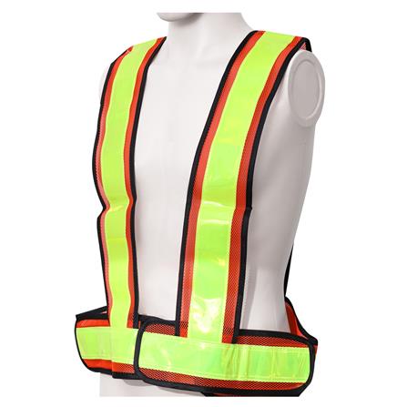 เสื้อจราจรแถบสะท้อนแสงตัววี PANGOLIN_1