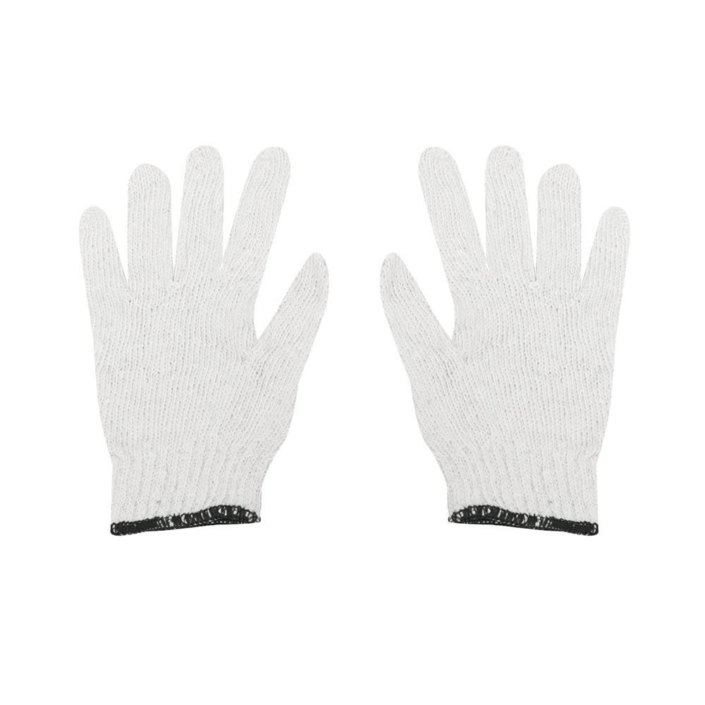 ถุงมือทอ 4 ขีด DYE 10 โหล สีขาว