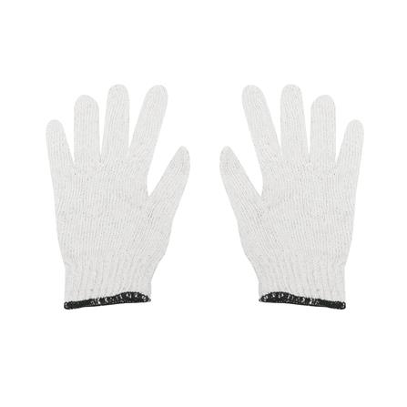 ถุงมือทอ 4 ขีด DYE 10 โหล สีขาว