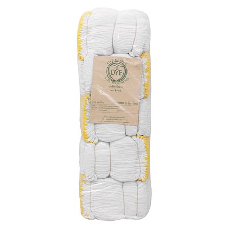 ถุงมือทอ 5 ขีด DYE 10 โหล สีขาว_2