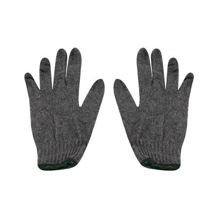 ถุงมือทอ 4 ขีด DYE 10 โหล สีเทา