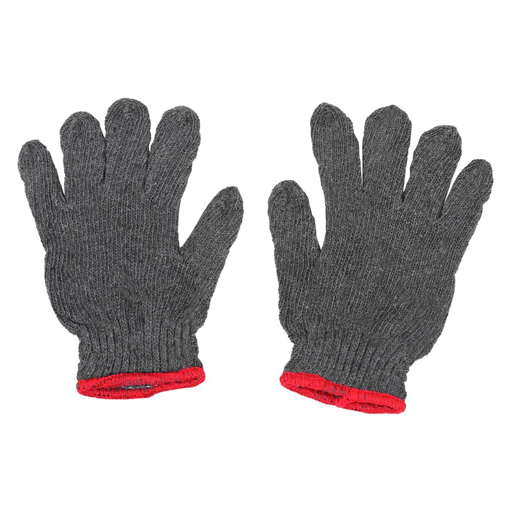 ถุงมือทอ 6 ขีด DYE 10 โหล สีเทา