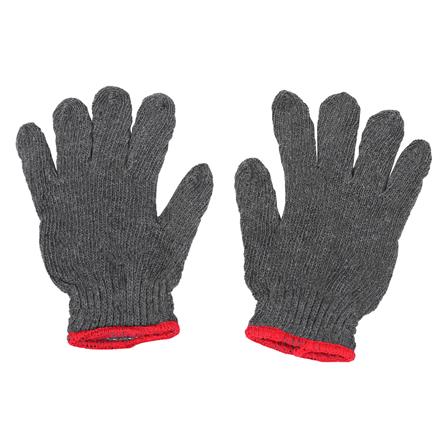 ถุงมือทอ 6 ขีด DYE 10 โหล สีเทา_0