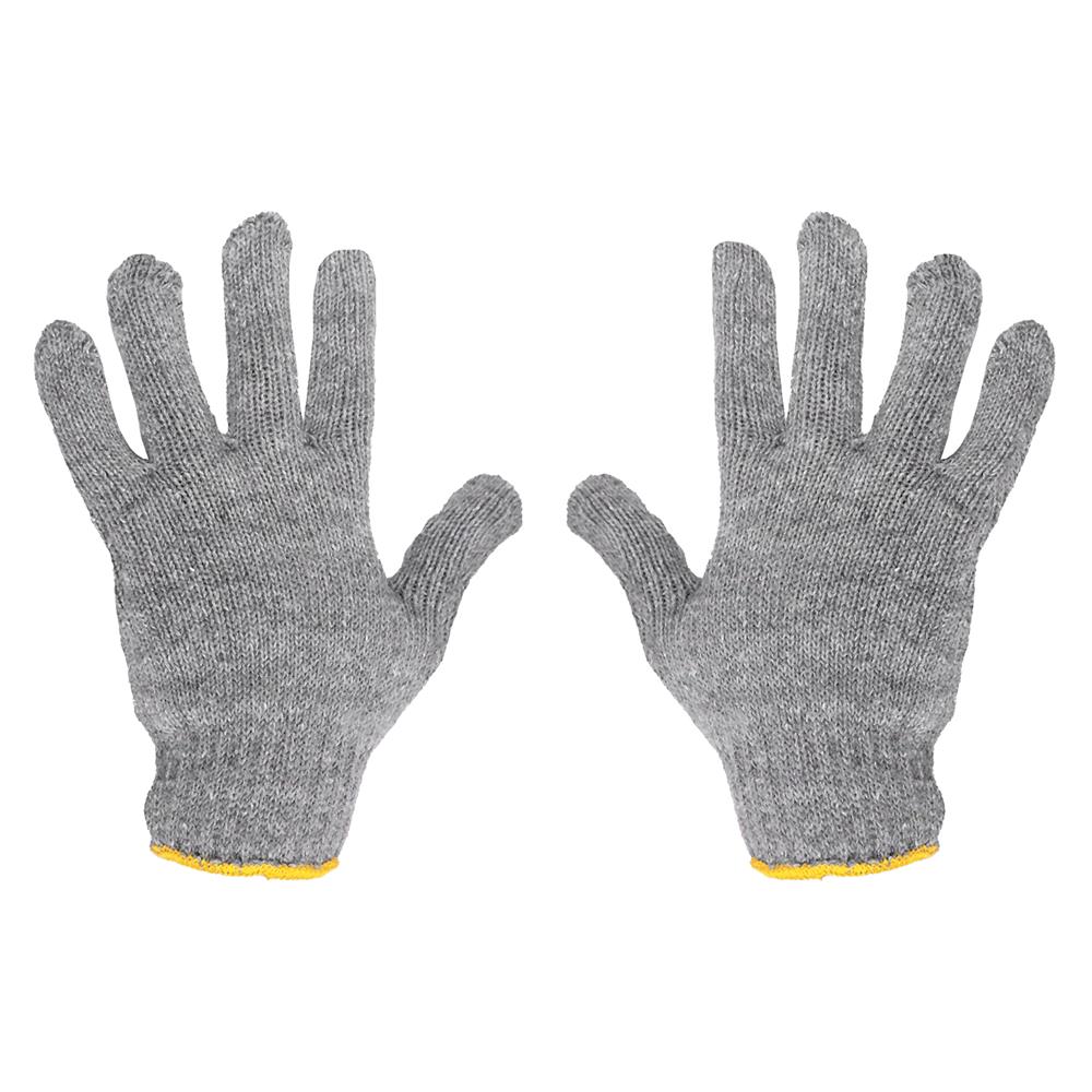 ถุงมือทอ 7 ขีด DYE 10 โหล สีเทา