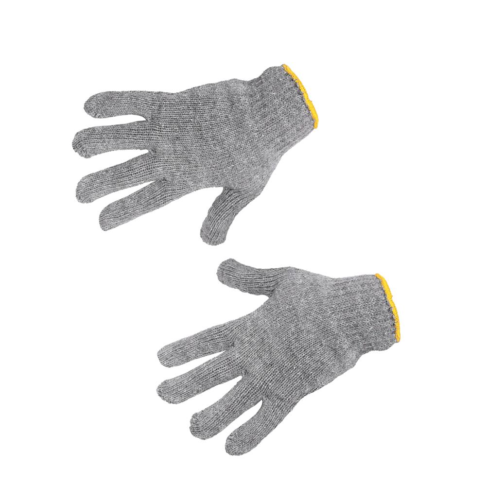 ถุงมือทอ 7 ขีด DYE 10 โหล สีเทา