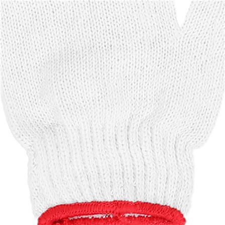 ถุงมือทอ 6 ขีด DYE 5 โหล สีขาว_1