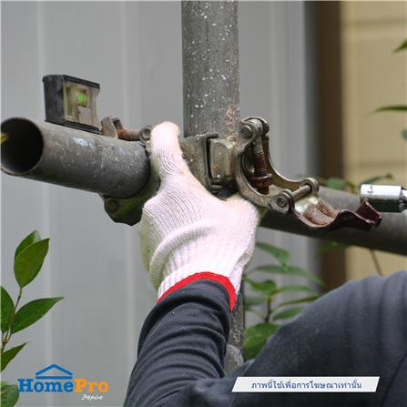 ถุงมือทอ 6 ขีด DYE 5 โหล สีขาว_3