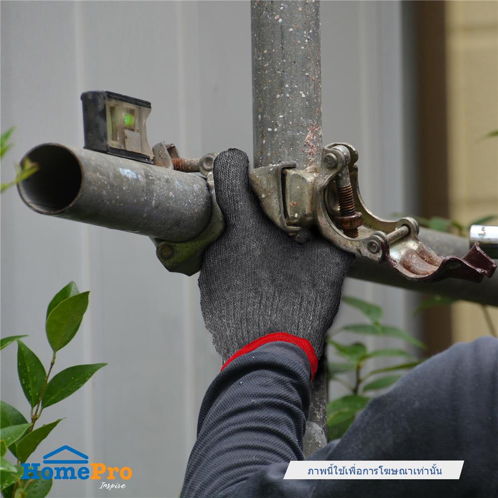 ถุงมือทอ 5 ขีด DYE 5 โหล สีเทา