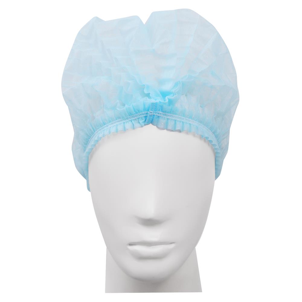 หมวกตัวหนอน DYE สีฟ้า แพ็ก 50 ชิ้น