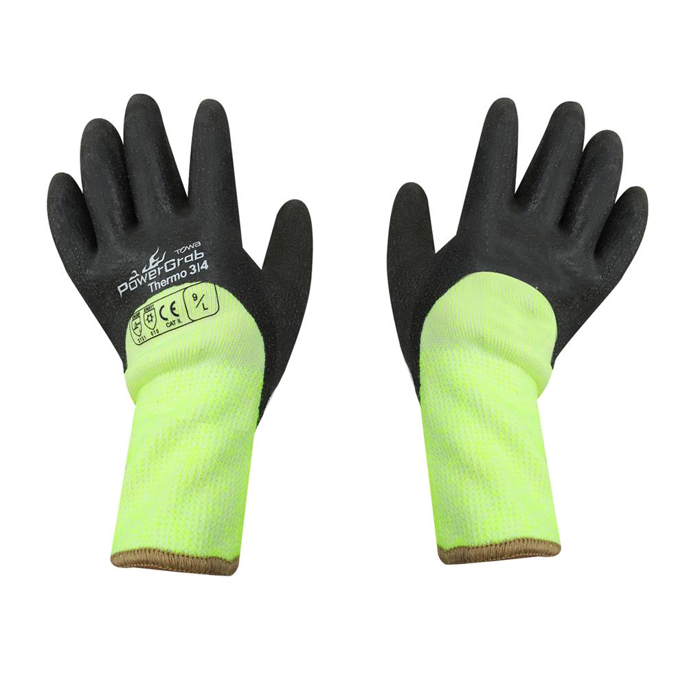 ถุงมือกันความเย็น MEGA GLOVE POWERGRAB THERMO สีดำ แพ็ก 2 ชิ้น