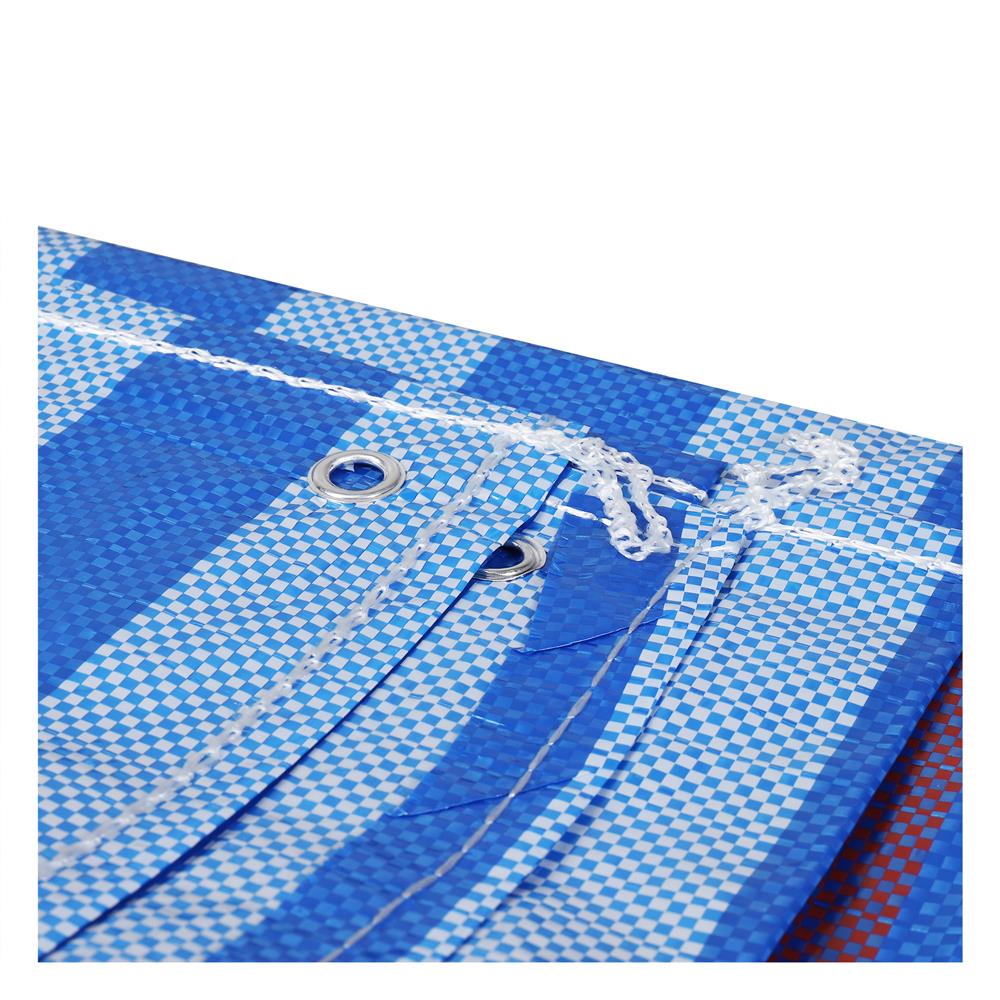 ผ้าใบเกรดหนา GARTENE 4X5 ม. สีฟ้า-ขาว