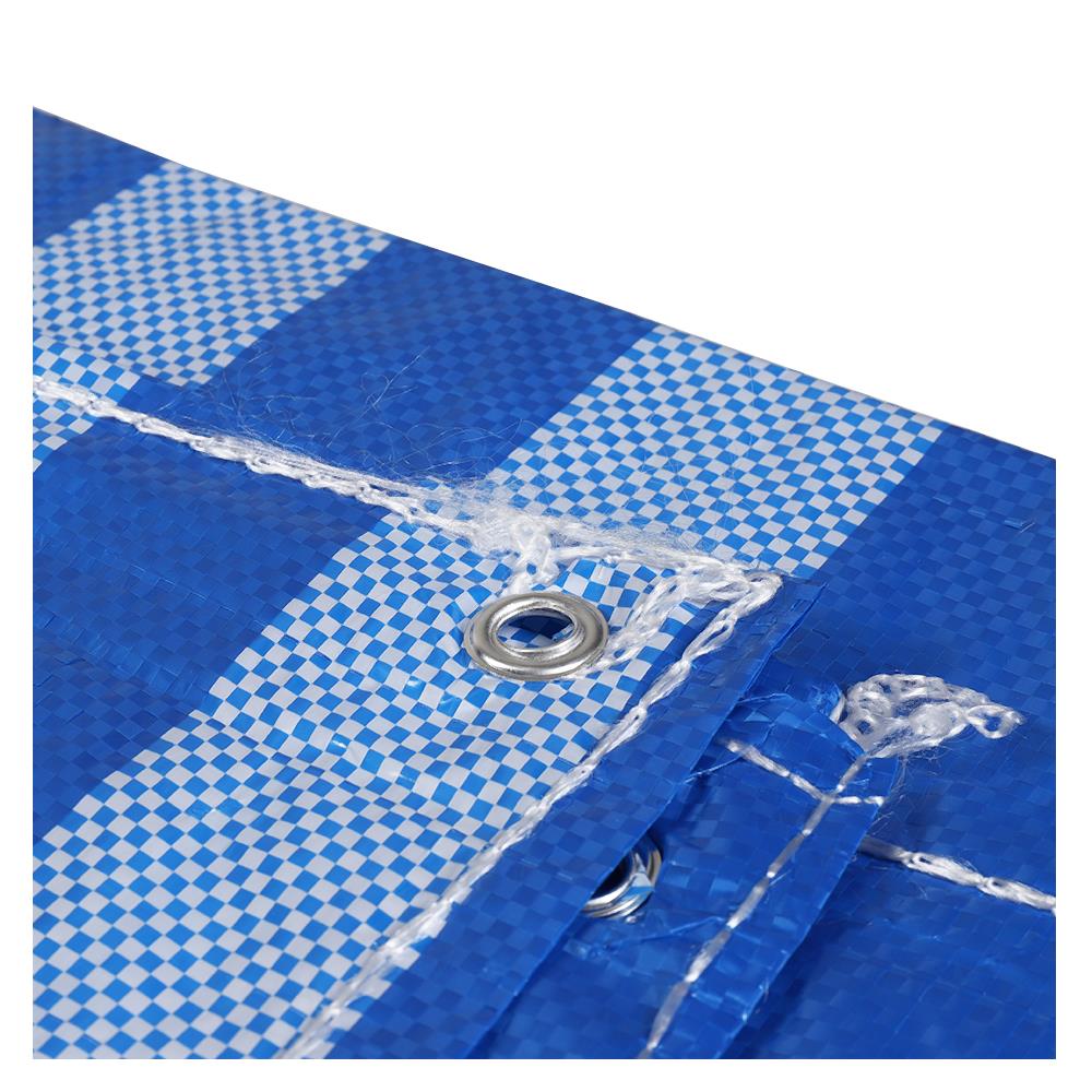 ผ้าใบเกรดหนา GARTENE 3X4 ม. สีฟ้า-ขาว