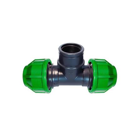 ข้อต่อสามทางสวมล็อก PE เกลียวใน KANYA 32 มม. X 1 นิ้ว_0