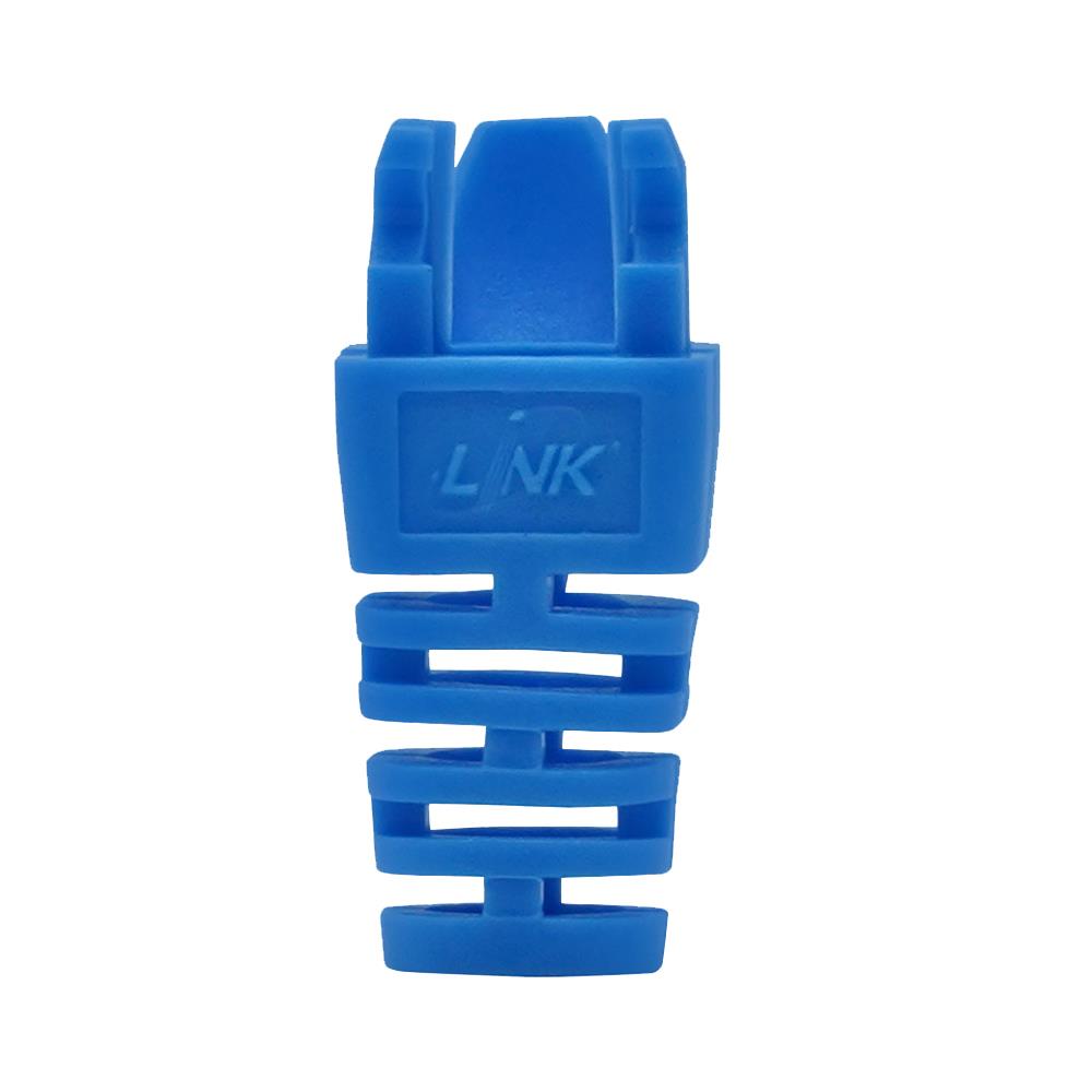 ปลอกหุ้มหัว LAN LINK CAT5E สีฟ้า