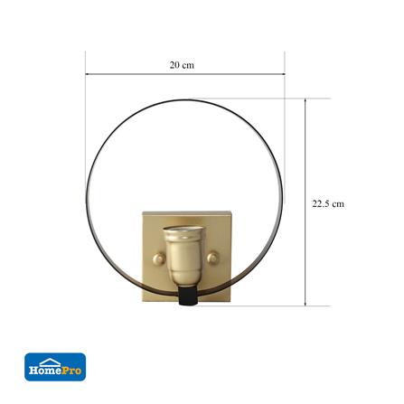 ไฟกิ่งภายใน CARINI 9311/1W สีดำ/ทอง 1 หัว_4