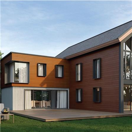 ไม้ฝา SHERA ลายสัก 20x400x0.8 ซม. สีสักทรายทอง_3