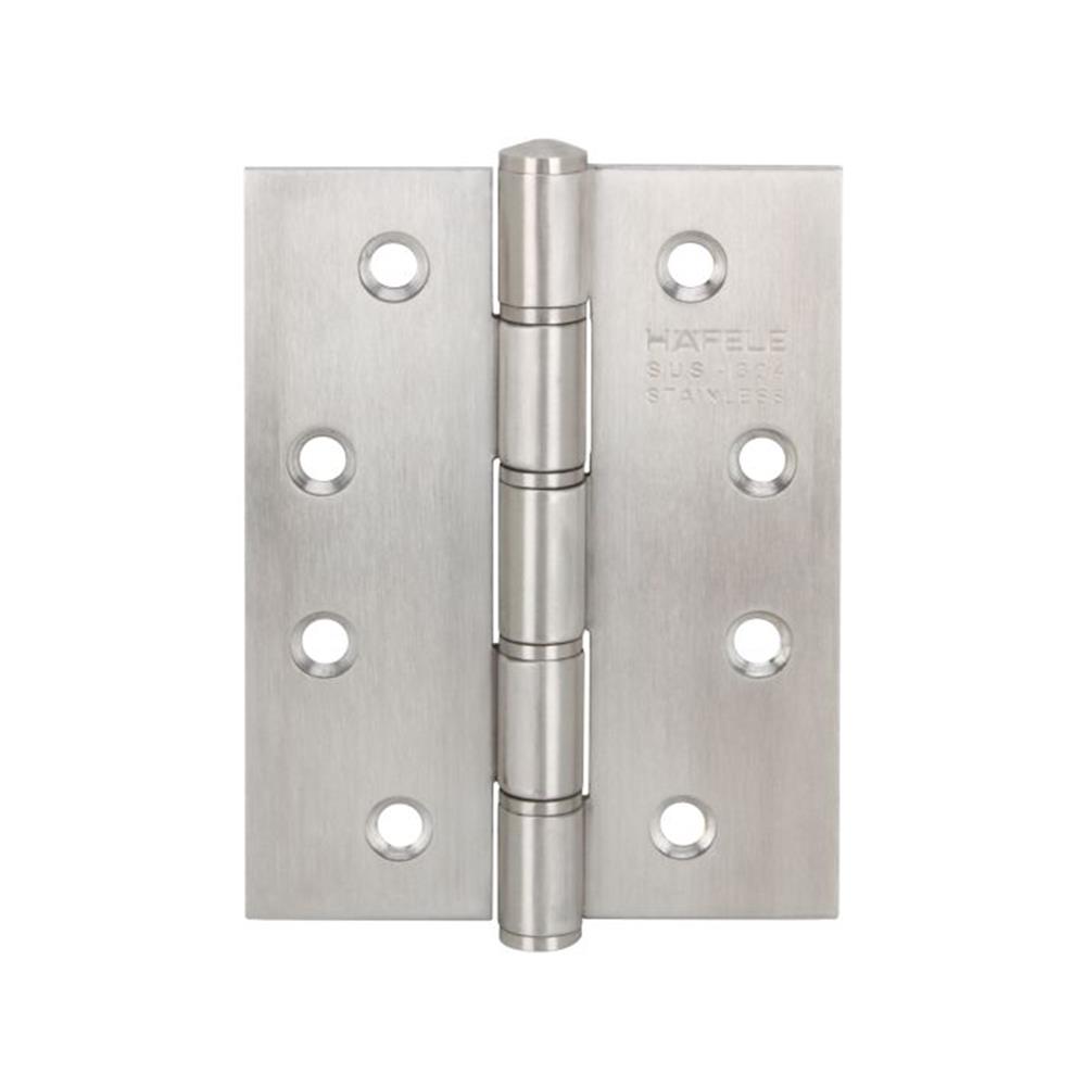 บานพับ 4X3 นิ้ว X 2 มม. HAFELE 489.04.014 สีสเตนเลส แพ็ก 3 ชิ้น