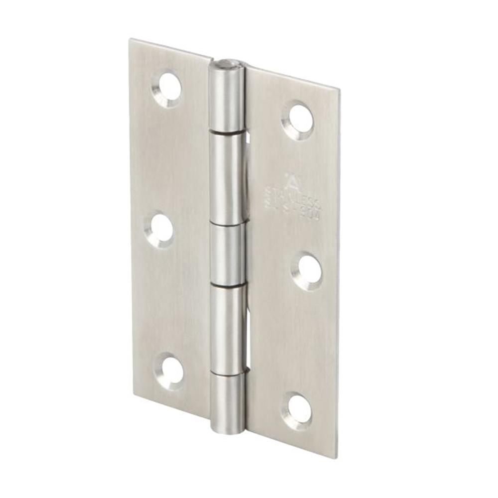 บานพับ 2.5X1.7 นิ้ว X 1.2 มม. HAFELE 489.20.076 สีสเตนเลส แพ็ก 3 ชิ้น