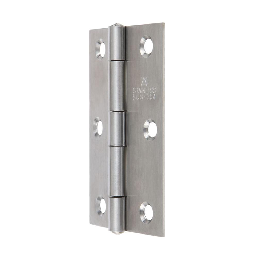 บานพับ 2.5X1.7 นิ้ว X 1.2 มม. HAFELE 489.20.076 สีสเตนเลส แพ็ก 3 ชิ้น