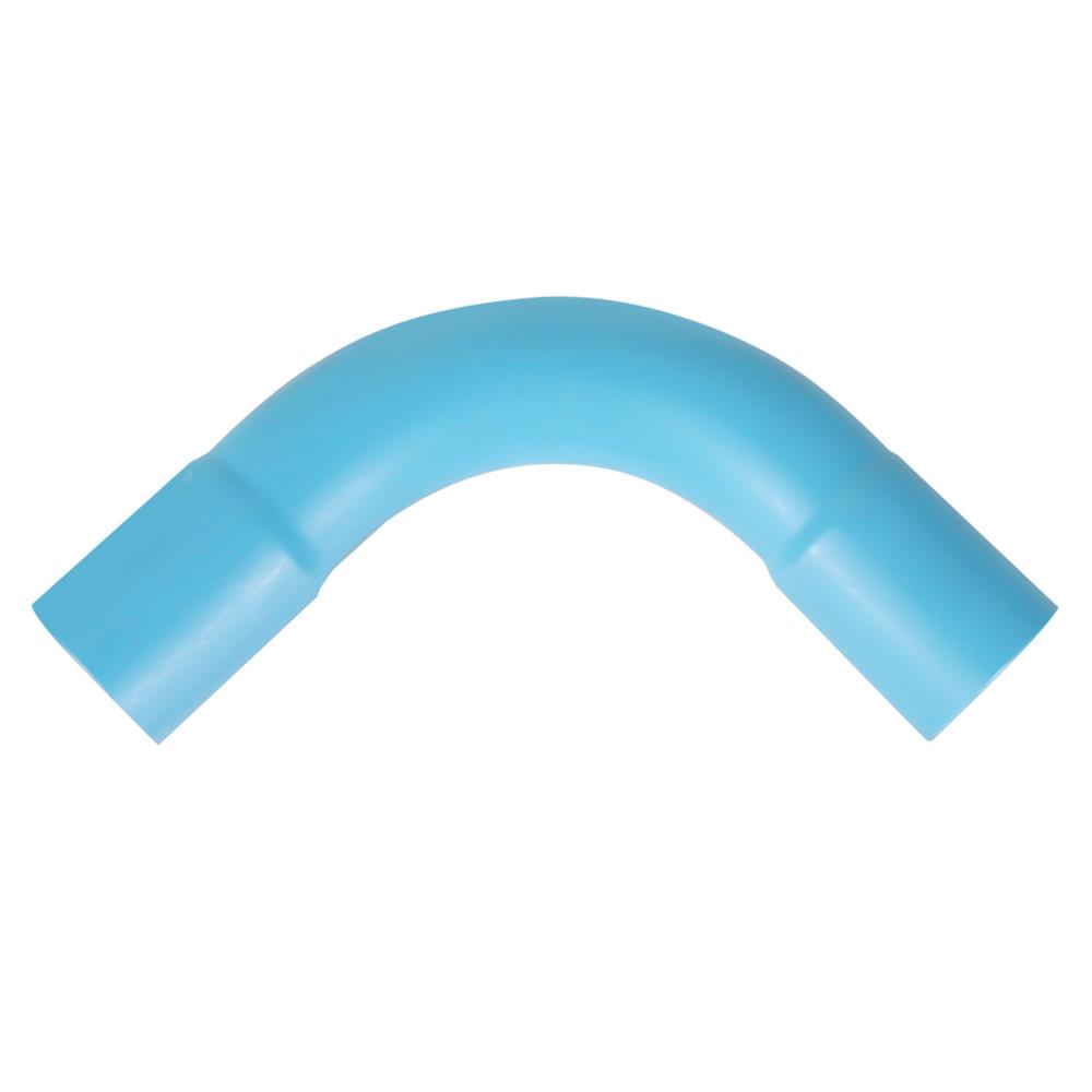 ข้อโค้ง 90 องศา ช่วงสั้น SCG 8.5 20 มม. 3/4 นิ้ว สีฟ้า