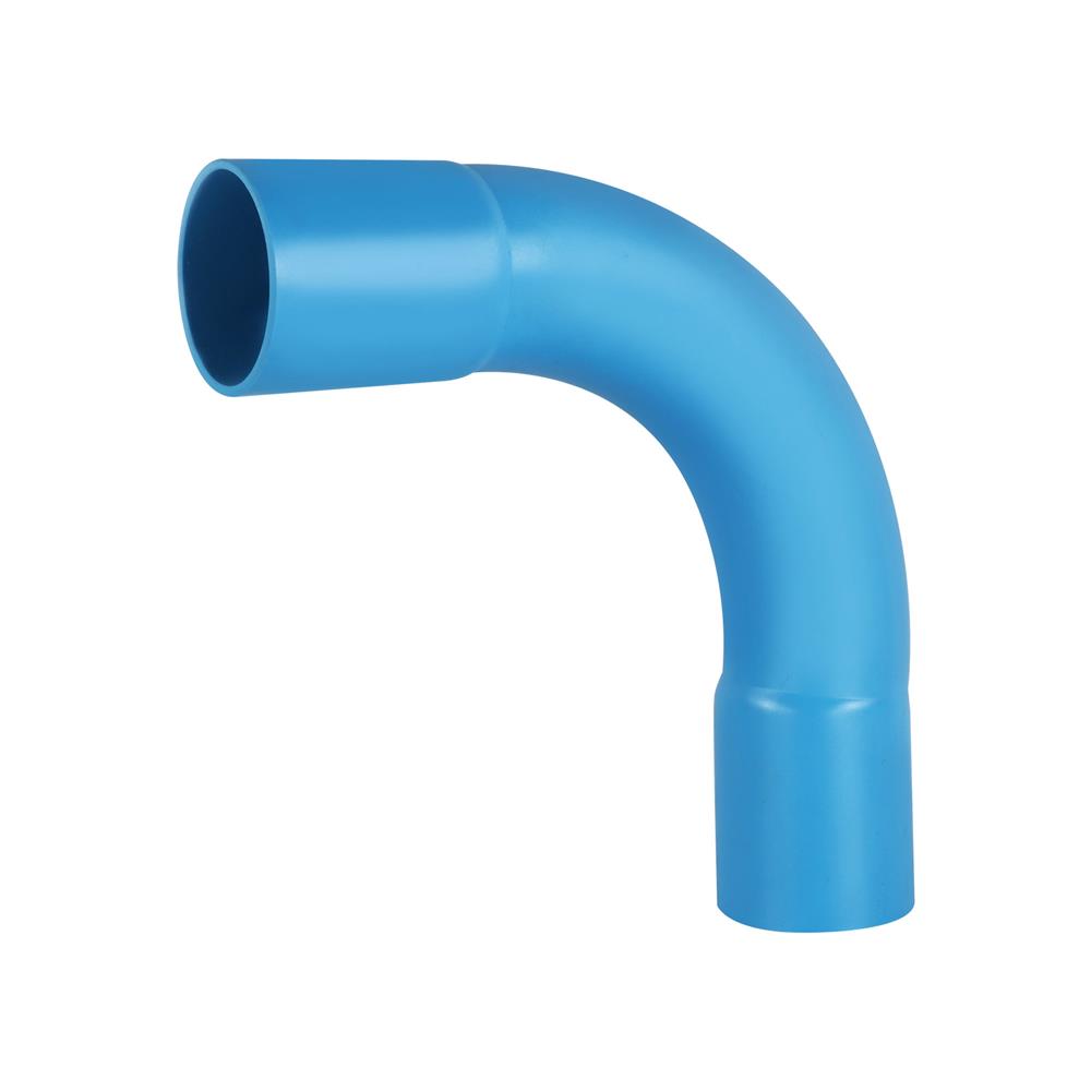 ข้อโค้ง 90 องศา SCG 8.5 40 มม.1 1/2 นิ้ว สีฟ้า