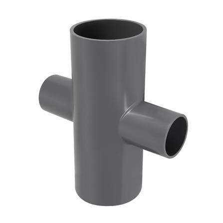 ข้อต่อสี่ทางลด-เกษตร SCG 2 นิ้วx1 นิ้ว สีเทา