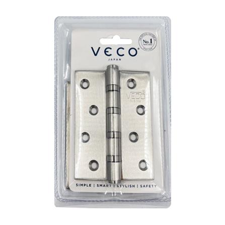 บานพับ 4x3 นิ้ว x 2 มม. VECO 4BB สีสเตนเลส (แพ็ก 3 ชิ้น) 1 แถม 1_2