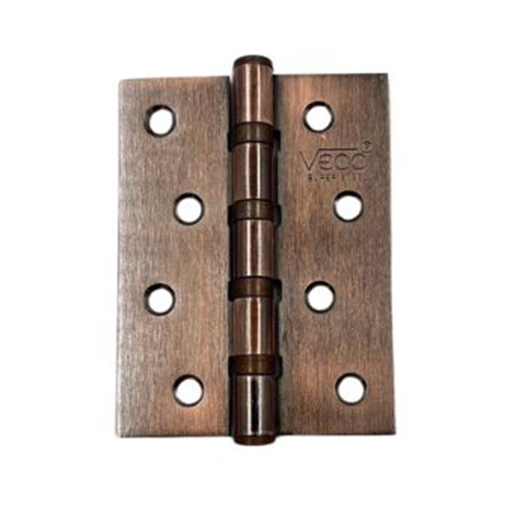 บานพับ 4X3 นิ้ว X 2 มม. VECO 4BB สีทองแดงรมดำ (แพ็ก 3 ชิ้น) 1 แถม 1