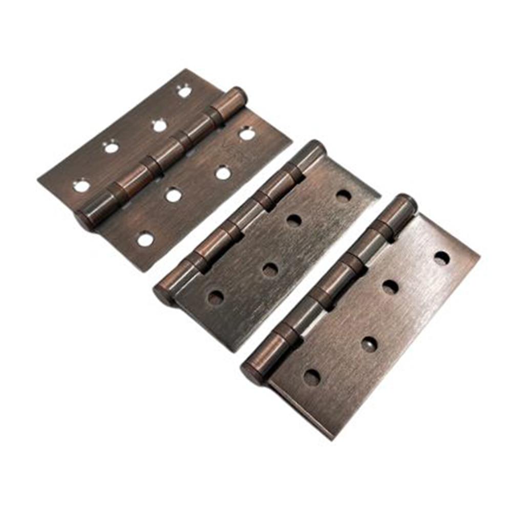 บานพับ 4X3 นิ้ว X 2 มม. VECO 4BB สีทองแดงรมดำ (แพ็ก 3 ชิ้น) 1 แถม 1