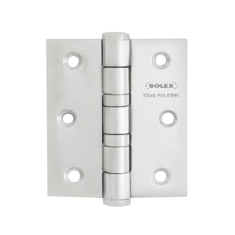 บานพับ 3X2.5 นิ้ว X 2.5 มม. SOLEX 3025 สีสเตนเลส (แพ็ก 2 ชิ้น)