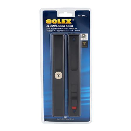 กุญแจบานเลื่อน SOLEX 2KLL สีดำ_2
