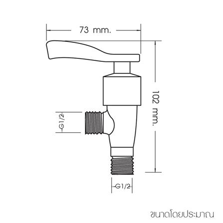 วาล์วฝักบัว 1 ทาง WSP FV-3103Z_1